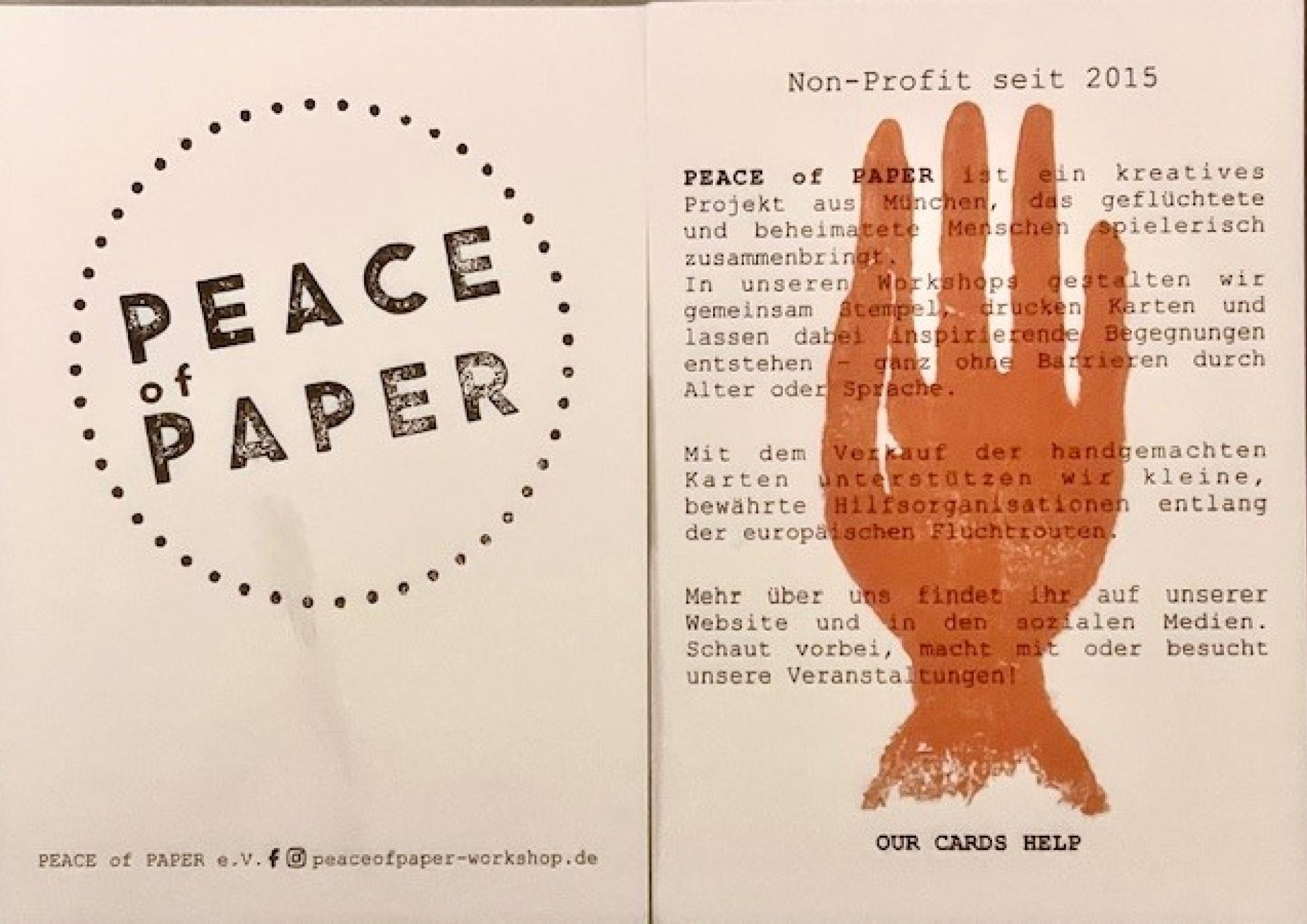 peace of paper